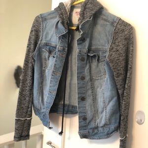 Jean Jacket Hoodie Combo